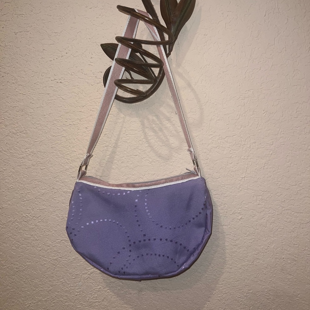 Purple shoulder bag